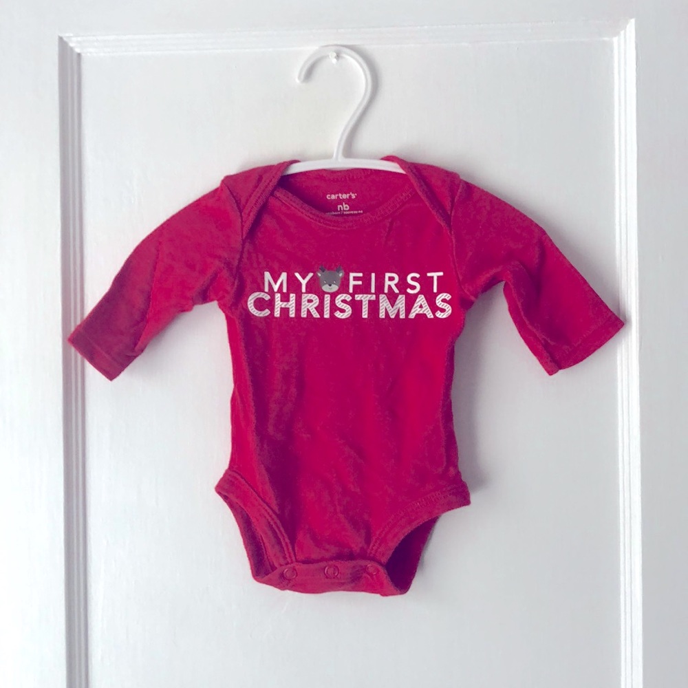 ‘My 1st Christmas’ unisex onesie